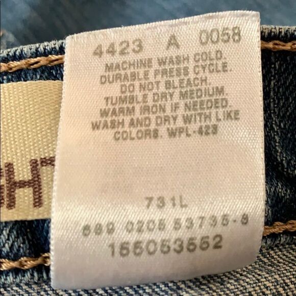 Levi's 505 Noveau Low Straight Jeans Size 14 - Picture 5 of 10
